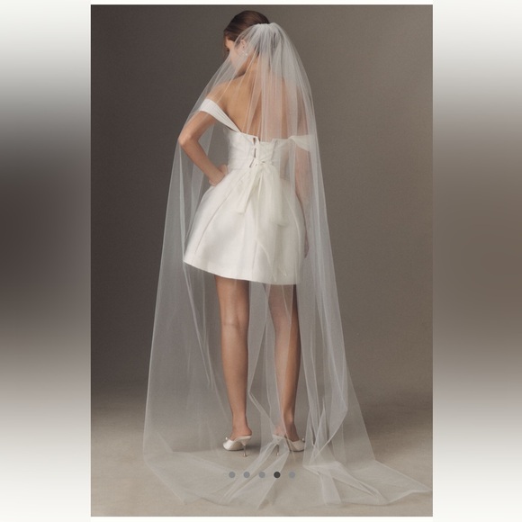 BHLDN Accessories - NWT BHLDN Clean Chappel Veil - Ivory